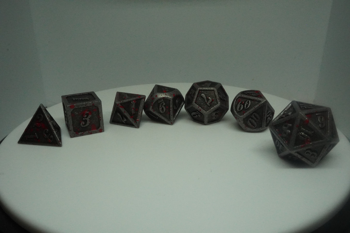 Bloody Metal Dice set 7 PC