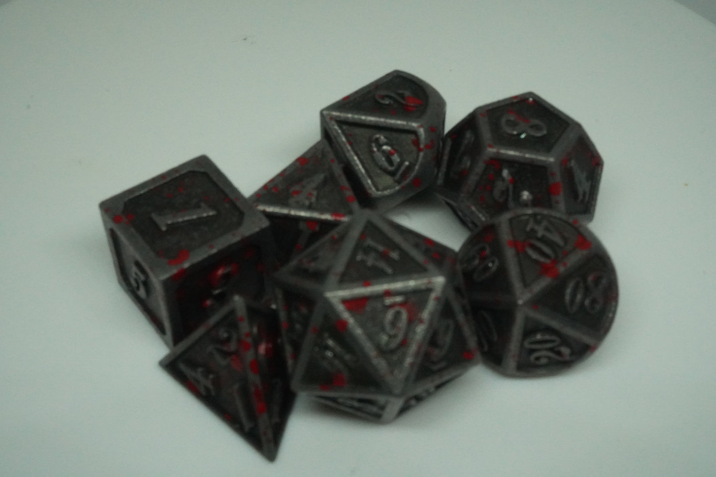 Bloody Metal Dice set 7 PC